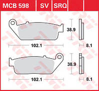 Тормозные колодки LUCAS MCB598SV