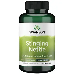 Swanson Stinging Nettle Кропива екстракт листя і кореня здоров'я простати, 120 капс