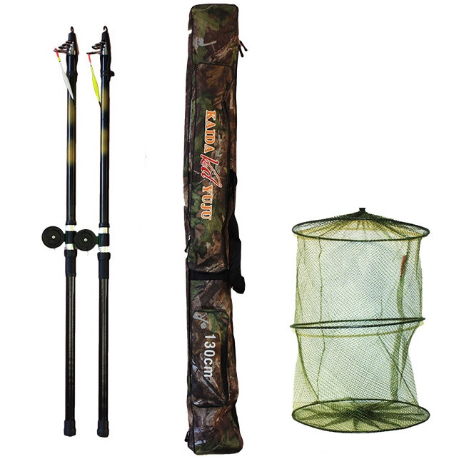 Вудка в зборі 5 м. (2 шт) + Чохол 1.30 м. Подарунок: Садок!, фото 1