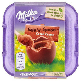 Шоколадні яйця Milka Spoon Eggs Cocoa Creme 136g