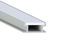 Алюмінієвий профіль для світлодіодної стрічки підлоговий АЛ-09 2 метра анодований накладний LEDUA