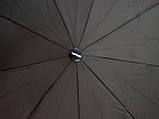Парасолька чорний TopRain напівавтомат на 9 спиць із білими крапками та зірками, парасолька від дощу жіноча, парасолька антивітер, фото 10