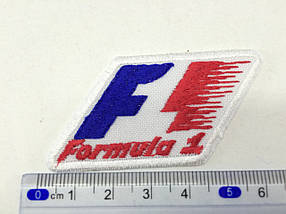 Нашивка Formula 1 колір різні кольори 60x32 мм