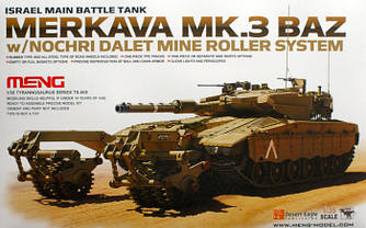 MERKAVA  Mk.3  BAZ w\NOCHRI DALET MINE ROLLER  SYSTEM        1\35    MENG