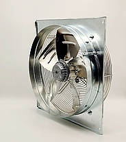 Осьовий промисловий нержавіючий вентилятор Турбовент ОВН 630В з оцинкованим фланцем, фото 2