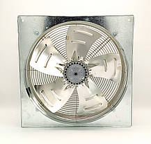 Осьовий промисловий нержавіючий вентилятор Турбовент ОВН 450В з оцинкованим фланцем, фото 3