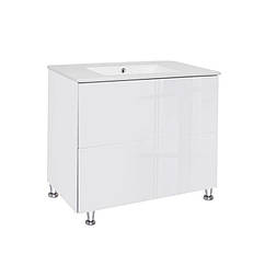 Комплект Qtap Tern 800х725х437 White тумба підлогова + раковина урізна QT1771TNL8013080CW