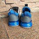 Кросівки KJ27-2D сірий/блакитний для хлопчика, фото 3