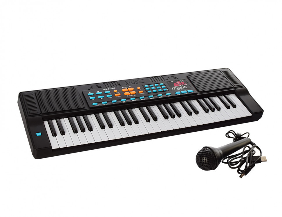 Детский музыкальный инструмент Детский синтезатор HS5460A, 54 клавиши игрушка - фото 1 - id-p1603583740