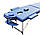 Масажний стіл складаний ZENET ZET-1044 NAVY BLUE розмір M ( 185*70*61), фото 2
