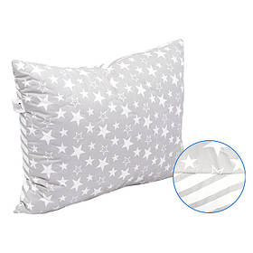 Гіпоалергенна подушка "STAR" 50x70 силіконізоване кулькове волокно в мікрофібрі (310.52)