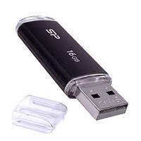 USB Flash 16GB SP Ultima U02 black