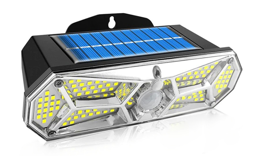 Вуличний світильник із датчиком руху та сонячною панеллю Mira SL-1 126 LED настінний