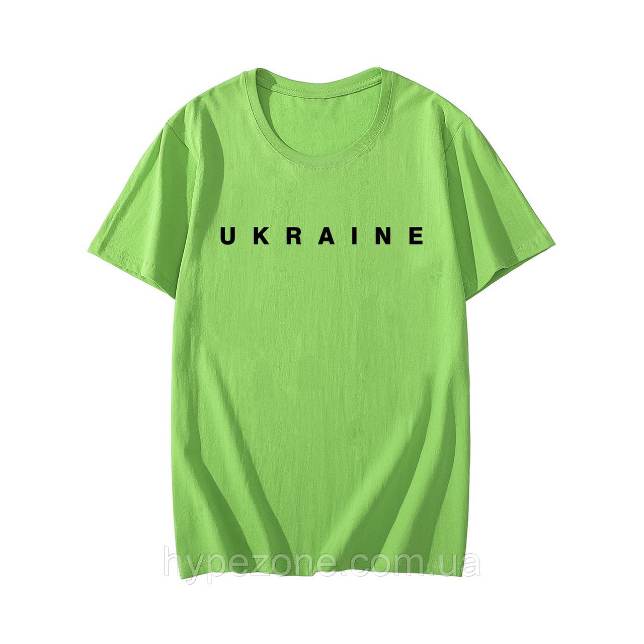 Патріотична футболка чоловіча зелена Ukraine Добрий Вечір Ми з України одяг з українською символікою