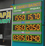 Електронне табло курсів валют 1250х1000 мм, фото 4