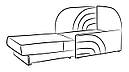 Диван розкладний в дитячу кімнату Дюк Мебель Сервіс, фото 3