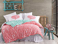 Комплект постельного белье Hobby Poplin Dream коралловый Полуторный комплект