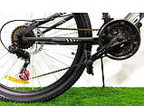 Велосипед гірський двоколісний одноподвесный сталевий Azimut 29*40 D 29 дюймів 20 рама чорно-синій, фото 4