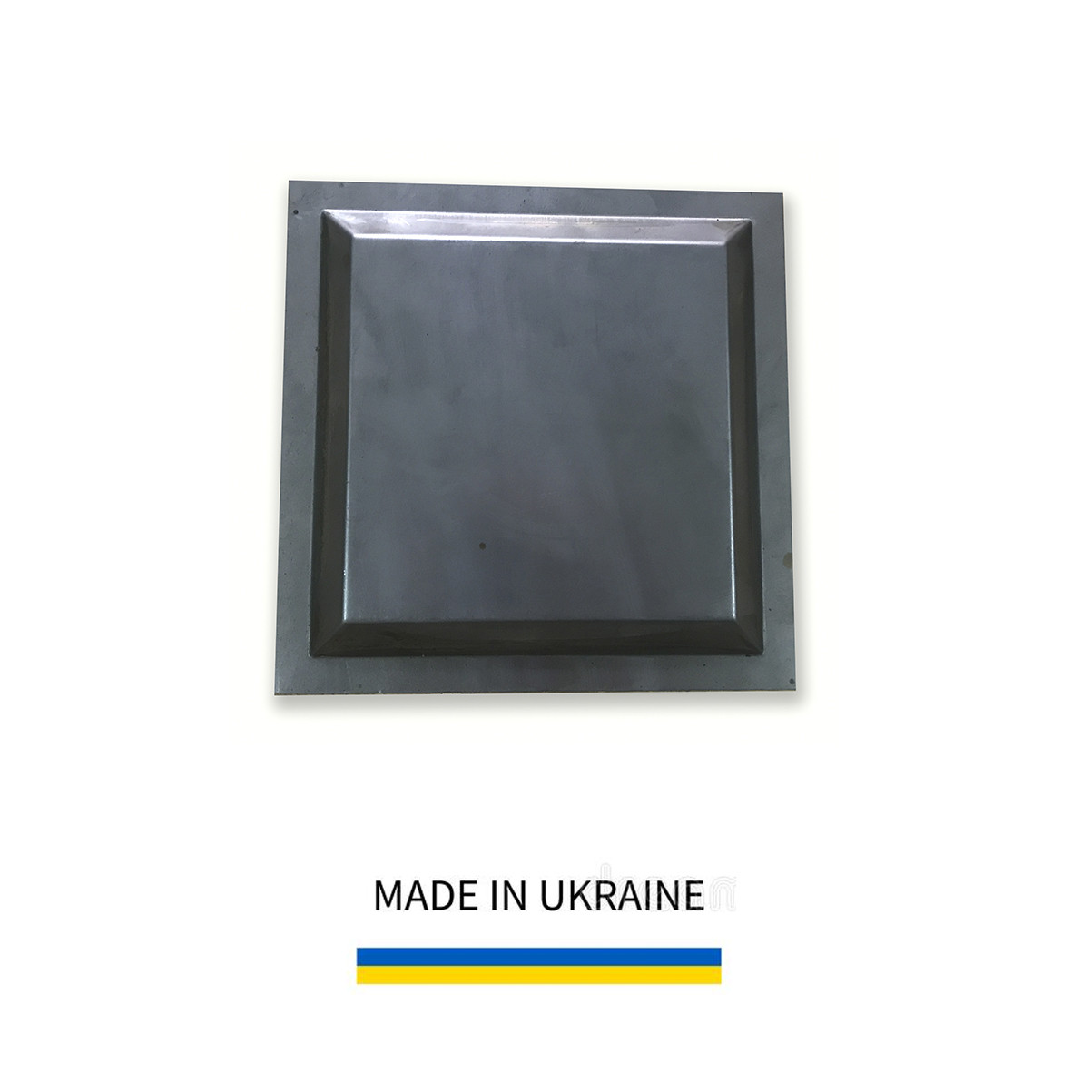Металева фільонка для воріт "Шоколад" 250х250 мм