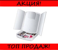 Зеркало для макияжа My Foldaway Lighted Makeup Mirror! Полезный