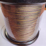 Поводковий матеріал на коропа "X4" 25lb, нітка поводкова (Camo Braid), фото 4