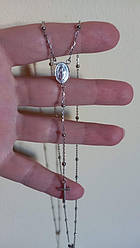 Срібна парка на шию 50 см арт.арт.R XL00XB25coro 035y