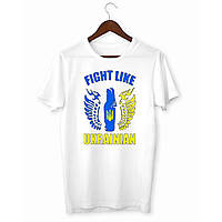 Футболка с принтом "Fight like Ukraine" Push IT