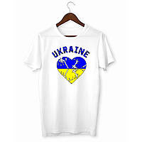 Футболка з принтом "Heart of Ukraine" Push IT