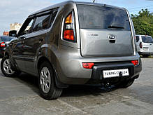 Фаркоп Kia Soul 2008-2011 (Кіа Соул) без підрізу бампера, фото 5