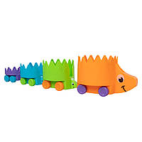 Пирамидка-каталка Fat Brain Toys Ежики Hiding Hedgehogs (F223ML)