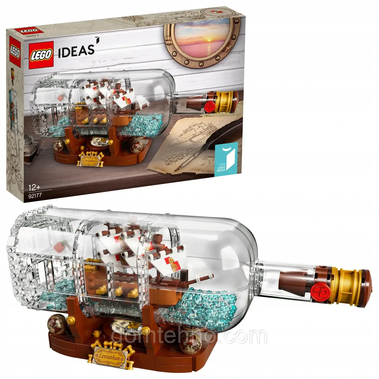Блоковий конструктор LEGO Ideas Корабель у пляшці 92177