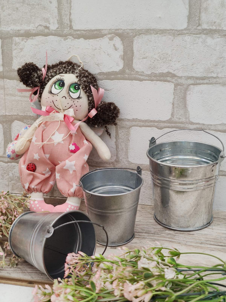 Відро цинкове, декоративне. Об"єм 0,25 л, фото 1