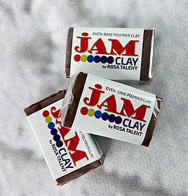 Пластика Jam Clay 20 гр. Темно коричневий 802 18802 РОСА Україна