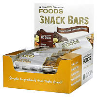 Батончики California GOLD Nutrition, FOODS с арахисом и хлопьями шоколада (12 батончиков по 40 г каждый)