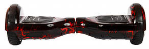 Гироборд 6,5 (самобаланс, підсвічування, Bluetooth, сумка) Червона блискавка з пультом