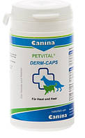 Вітамінний комплекс для здорової шкіри та шерсті Canina Petvital DERM-CAPS 100 шт.