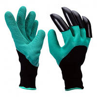 Садовые перчатки грабли с когтями 2 в 1 Garden Gloves! BEST