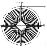 Вентилятор осьовий MaEr YWF 4D-500-S посилений (промисловий вентилятор), фото 4