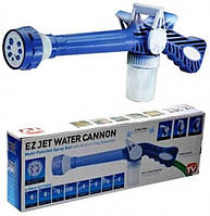 Насадка на шланг водомет распылитель воды с отсеком для моющих средств Ez Jet Water Cannon! BEST