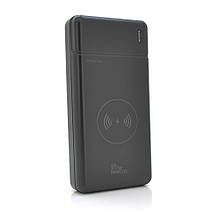 Power bank PLO-30 с беспроводной зарядкой 10000mAh, Black, Blister