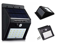 Светильник на солнечной батарее 20 LED наружного освещения Solar Motion с датчиком движения! BEST