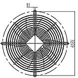 Вентилятор осьовий MaEr YWF 4D-550-S (вентилятор), фото 4