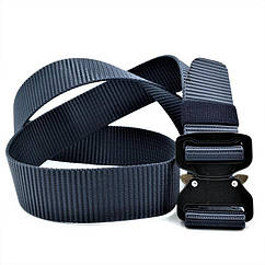 Тактичний ремінь кобра військовий, синій