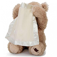 Мишка Пикабу детская интерактивная мягкая игрушка медвежонок 30 см коричневый! BEST