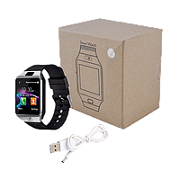 Умные часы Smart Watch DZ-09 Grey - смарт часы под SIM-карту и SD карту (Серые) (b167)! BEST