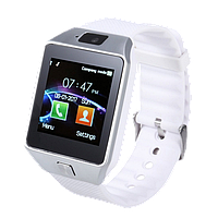 Умные часы Smart Watch DZ-09 White - смарт часы под SIM-карту и SD карту (Белые) (b168)! BEST