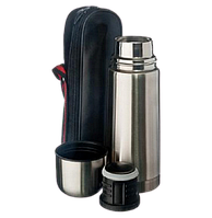 Термос металлический UNIQUE UN-1003 0,75 л с чехлом, питьевой термос (b504)! BEST