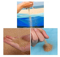 Пляжный коврик подстилка покрывало анти песок SAND MAT 1.5x2 Антипесок! BEST