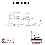 Витяжка Perfelli BI 5252 I 700 LED, фото 11