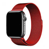 Ремешок Milanese Loop Strap для Apple Watch 38 / 40mm China Red